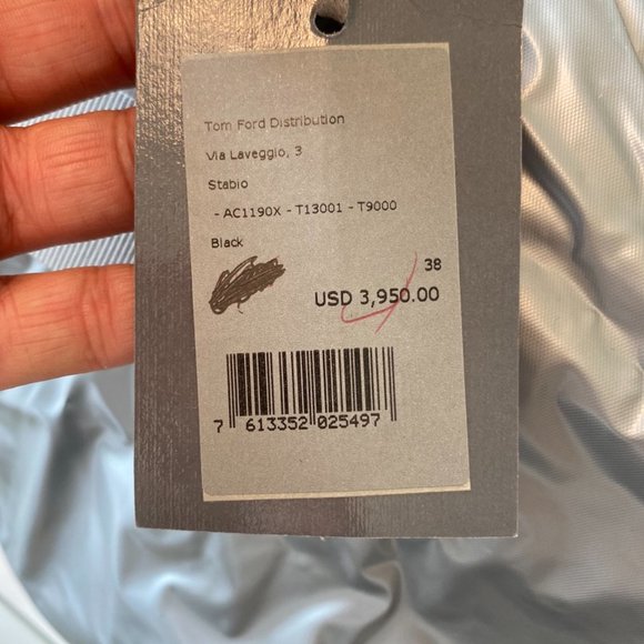 TOM FORD Famous Zipper Open Back Dress - BLACK with GOLD Zipper - Picture 11 of 13